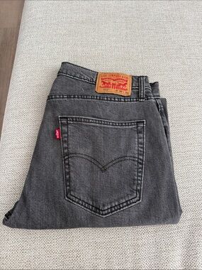 Levi's Men's Straight Jeans - Charcoal Gray